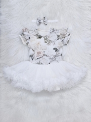 Body-Sukienka White Roses roz:74-86
