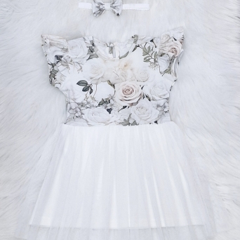 Sukienka White Roses roz:92-104
