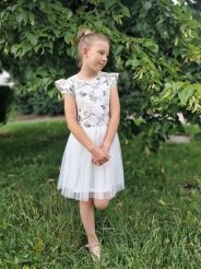 Sukienka White Roses roz:110-122